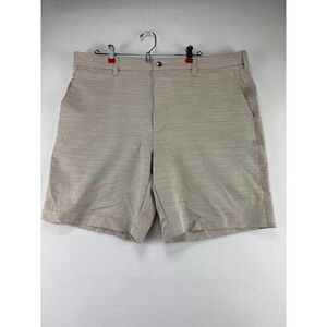 Callaway Golf Shorts Mens 40 Tan Heathered Performance Stretch Flat Front